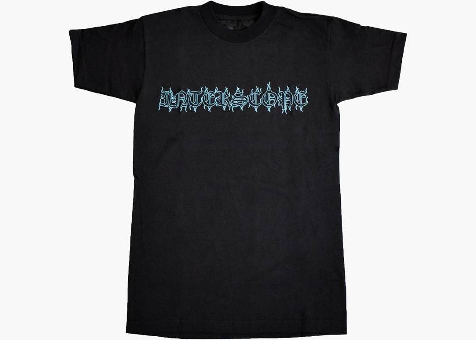Camiseta Vlone x Interscope Records Homens Pretas | PT_YN9595