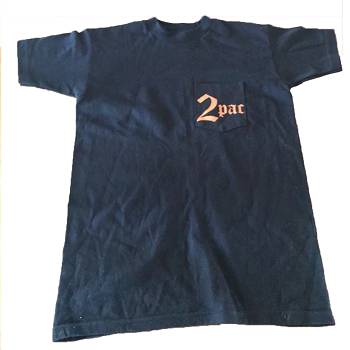 Camiseta Vlone Tupac “powamekka” Pocket Venda Imperdível Pretas | PT_ZS5800