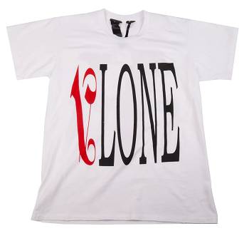 Camiseta Vlone x Palm Angels Homens Vermelhas Branco | PT_GH3463