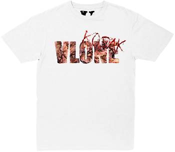 Kodak-Black Vlone Vlonekb T-Shirt Colaboração de Rappers Branco | PT_N1870