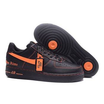 Sapatos Vlone Vlone x NikeLab Air Force Casuais Sneakers Mais Pretas | PT_N8438