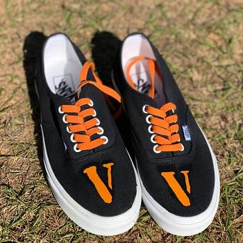 Sapatos Vlone Vlone x Vans Custom Mais Pretas | PT_NF4969