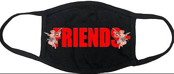 VLONE FRIENDS Vlone Angel Friends Face Mask Mais Pretas | PT_QA3611